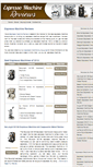 Mobile Screenshot of espressomachinereviews.net